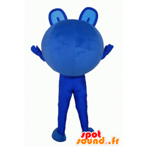 Mascotte de gros œil bleu, géant, d'extra-terrestre - MASFR24353 - Mascottes non-classées