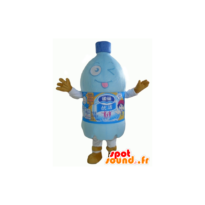 Mascotte de bouteille en plastique, de bouteille d'eau - MASFR24354 - Mascottes Bouteilles