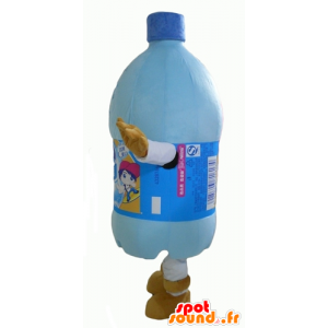 Plastflaskmaskot, vattenflaska - Spotsound maskot