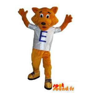 Mascot orange fox. Fox costume - MASFR006672 - Mascots Fox