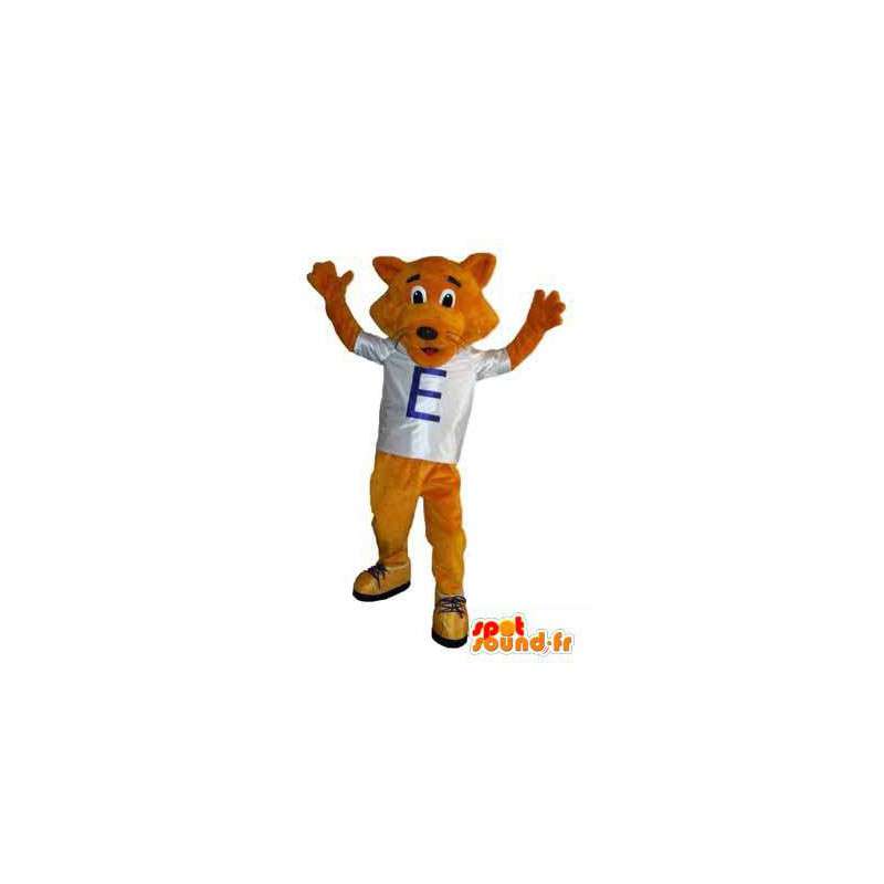 Mascot orange fox. Fox costume - MASFR006672 - Mascots Fox