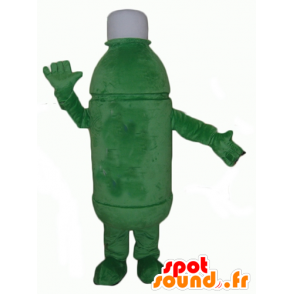 Groene fles mascotte, reuze - MASFR24357 - mascottes Flessen