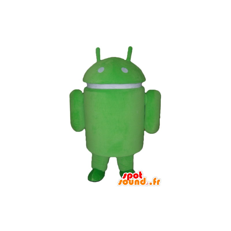 Mascot Bugdroid kuuluisa logo Android-puhelimissa - MASFR24363 - julkkikset Maskotteja