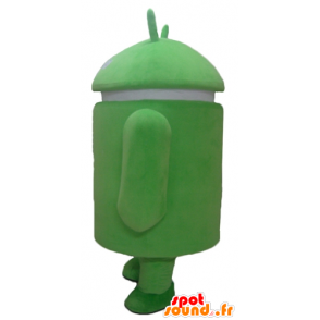 Mascot Bugdroid kuuluisa logo Android-puhelimissa - MASFR24363 - julkkikset Maskotteja