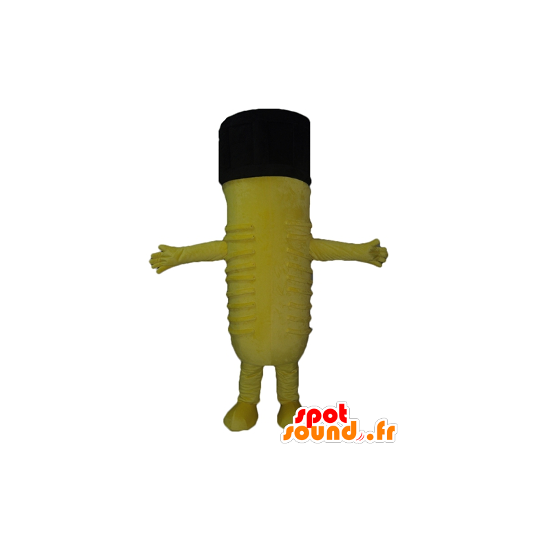 Gigante mascote buraco da fechadura, amarelo e preto - MASFR24364 - objetos mascotes