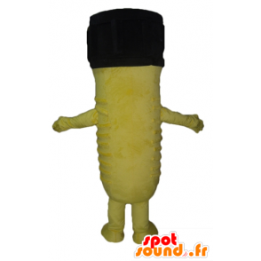 Mascotte de trou de serrure géant, jaune et noir - MASFR24364 - Mascottes d'objets