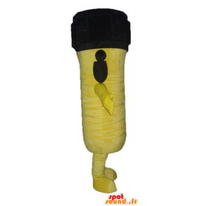 Gigante mascote buraco da fechadura, amarelo e preto - MASFR24364 - objetos mascotes