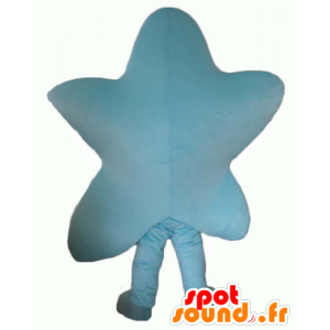 Mascot Blue Star, Giant en glimlachend - MASFR24368 - Niet-ingedeelde Mascottes