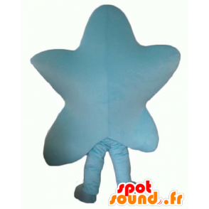 Mascot Blue Star, Giant e sorrindo - MASFR24368 - Mascotes não classificados