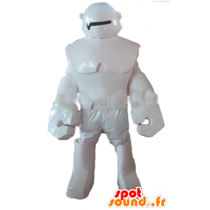 Robotmaskot, hvid karakter, kæmpe, gorilla - Spotsound maskot