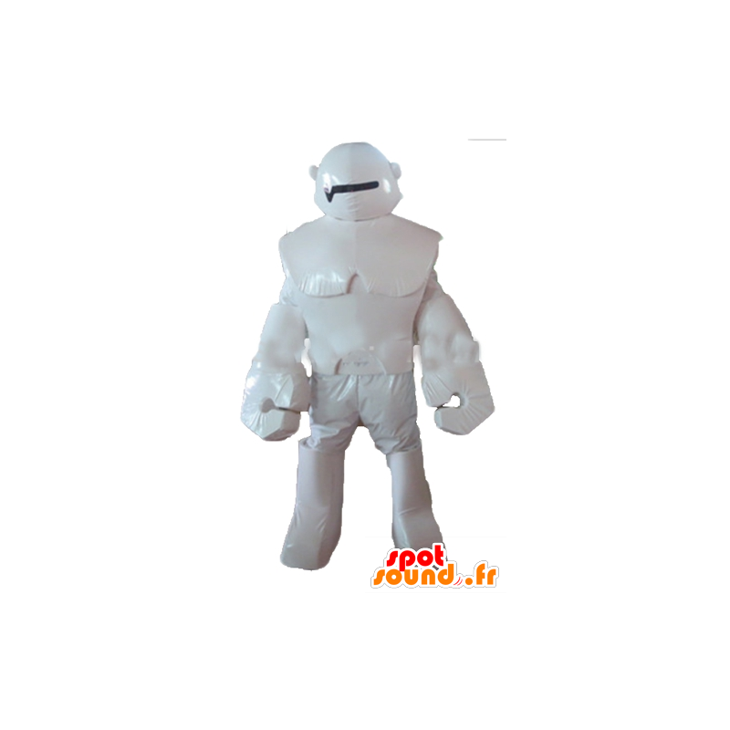 Robot maskotti merkki valkoinen jättiläinen gorilla - MASFR24380 - Mascottes de Gorilles