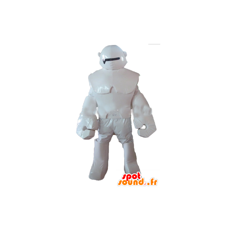 Robot maskotti merkki valkoinen jättiläinen gorilla - Gorilla maskotteja - MASFR24380 - SpotSound.fr