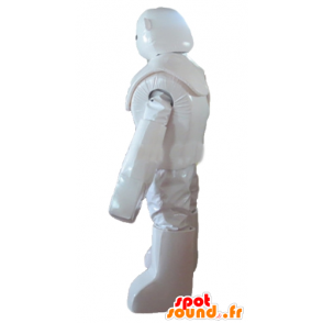 Robotmaskot, vit karaktär, jätte, gorilla - Spotsound maskot
