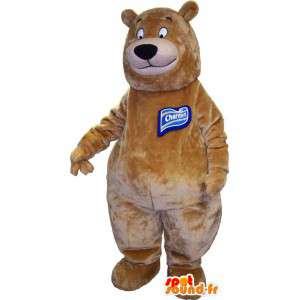 Gran mascota del oso marrón. Oso marrón del traje - MASFR006679 - Oso mascota