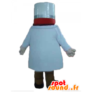 Mascotte drug with a doctor's coat - MASFR24386 - Mascots of objects