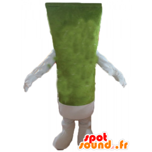 Tandpasta mascotte, reuze lotion, groen - MASFR24388 - mascottes objecten