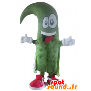 Green muž maskot, veselá, zelená jedle - MASFR24389 - Neutajované Maskoti