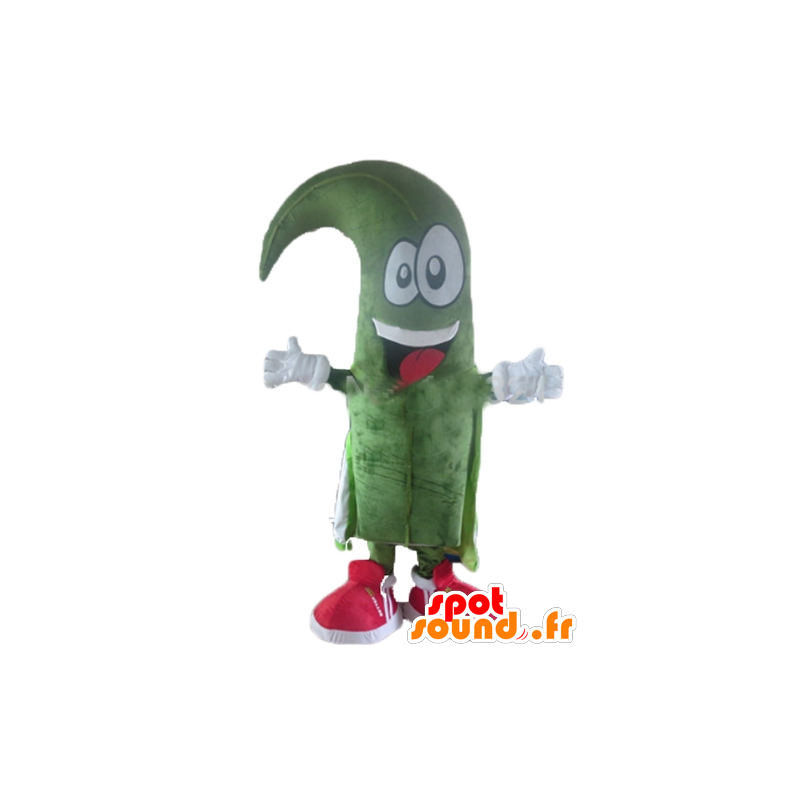 Groene mascotte mens, vrolijk, groene spar - MASFR24389 - Niet-ingedeelde Mascottes