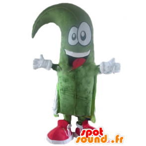 Grønn mann maskot, glad, grønn gran - MASFR24389 - Ikke-klassifiserte Mascots