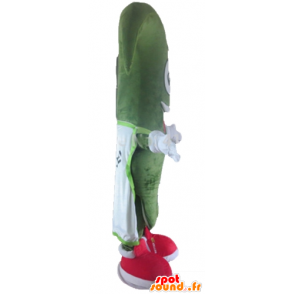 Homem mascote verde, alegre, abeto verde - MASFR24389 - Mascotes não classificados