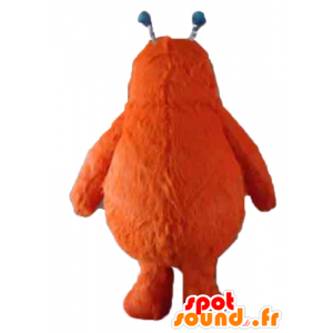 Orange monster maskot, søt, hårete - MASFR24390 - Maskoter monstre