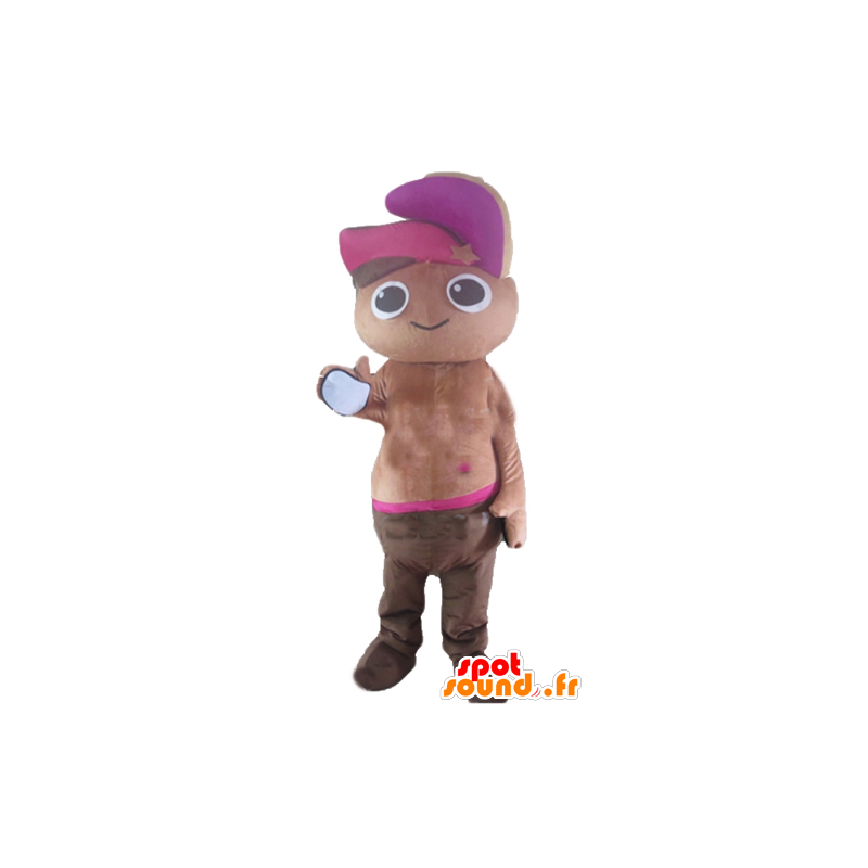 Mascot African boy, Sultan, shirtless - MASFR24393 - Mascots boys and girls