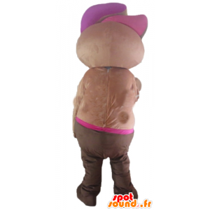 Maskot africký chlapec, sultán, bez košile