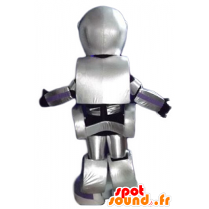 Maskotka metaliczny szary robota, wielkie i imponujące - MASFR24395 - maskotki Robots