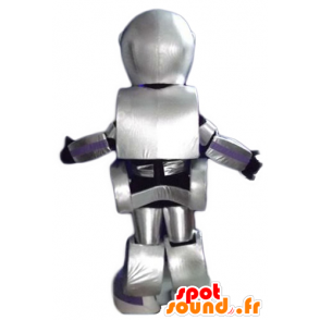 Mascot metallic grijs robot, reus en indrukwekkende - MASFR24395 - mascottes Robots