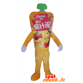 Giallo salsa pentola mascotte, gigante - MASFR24398 - Mascotte di cibo