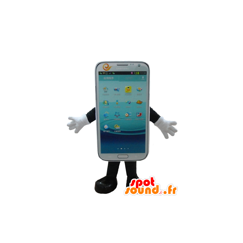 Telefone celular Branca Mascote, touchscreen - MASFR24400 - telefones mascotes