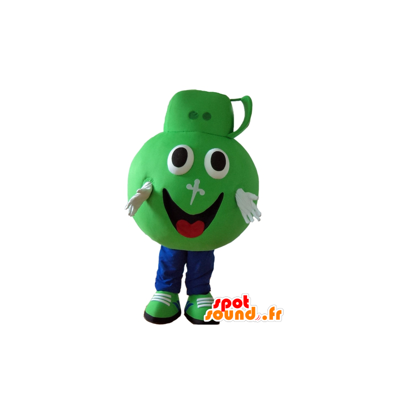 Green household product mascot, Dettol - MASFR24405 - Mascots of objects