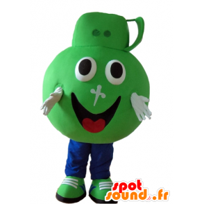 Green household product mascot, Dettol - MASFR24405 - Mascots of objects