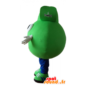 Green household product mascot, Dettol - MASFR24405 - Mascots of objects