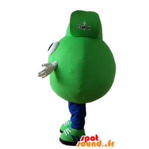 Vihreä kotitaloustuotteeksi maskotti, Dettol - MASFR24405 - Mascottes d'objets