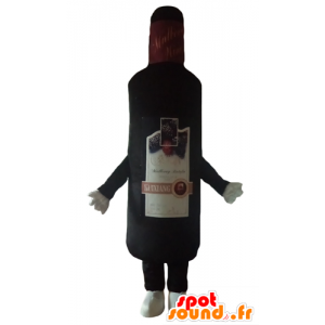 Flaske maskot vin, brennevin giganten - MASFR24406 - Maskoter Flasker