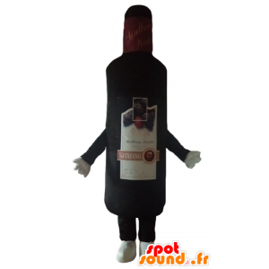 Mascotte de bouteille de vin, de liqueur, géante - MASFR24406 - Mascottes Bouteilles