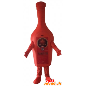 Bottiglia di acqua di vita mascotte di Brandy, gigante rossa - MASFR24407 - Bottiglie di mascotte