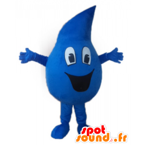 Mascot druppel blauw water giant - MASFR24411 - Niet-ingedeelde Mascottes