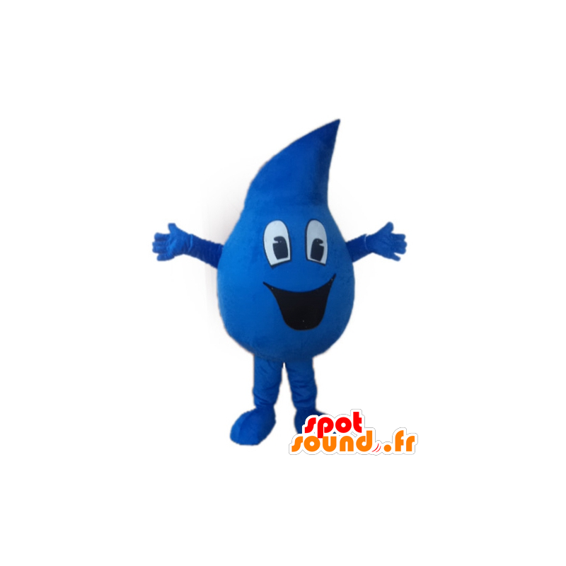 Mascot Tropfen blaues Wasser, Riesen - MASFR24411 - Maskottchen nicht klassifizierte