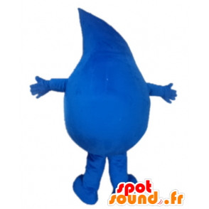 Mascot druppel blauw water giant - MASFR24411 - Niet-ingedeelde Mascottes