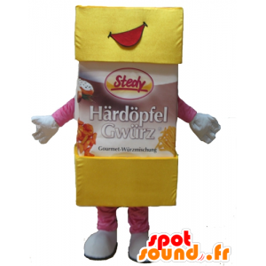 Fantasia de açúcar de confeiteiro, açúcar glace, amarelo e rosa - Mascotes de objeto - MASFR24413 - SpotSound.fr