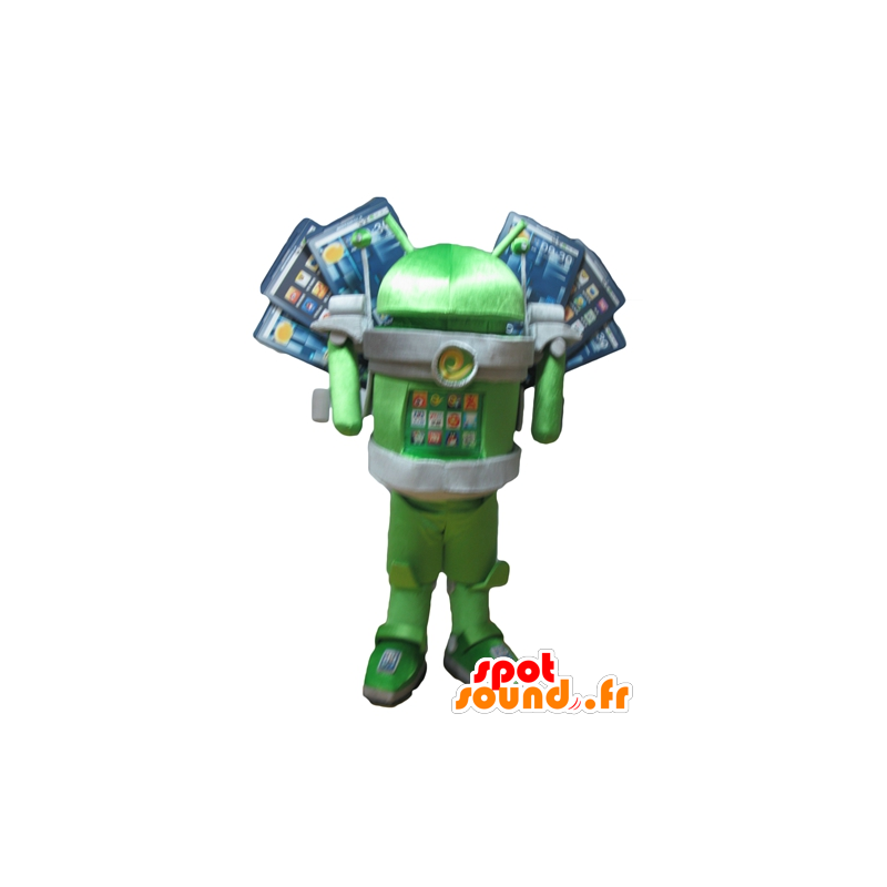 Mascot Bugdroid famous logo Android phones - MASFR24415 - Mascots famous characters