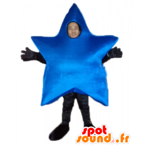 Mascote da estrela azul, gigante, bonito - MASFR24417 - Mascotes não classificados