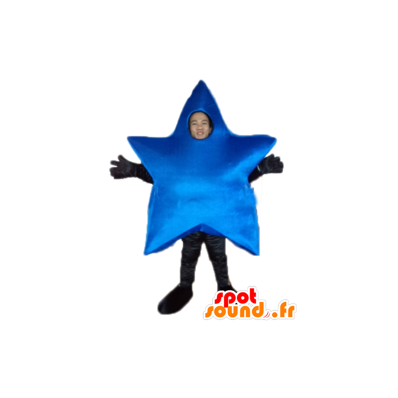 Mascote da estrela azul, gigante, bonito - MASFR24417 - Mascotes não classificados