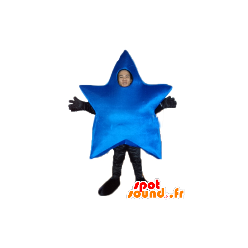 Mascotte Blue Star, gigante, bello - MASFR24417 - Mascotte non classificati