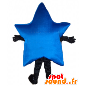 Mascote da estrela azul, gigante, bonito - MASFR24417 - Mascotes não classificados