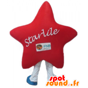 Mascot rode ster, wit en blauw, reuze - MASFR24418 - Niet-ingedeelde Mascottes