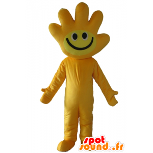 Mascota Amarillo, con la mano en forma de cabeza - MASFR24419 - Mascotas sin clasificar