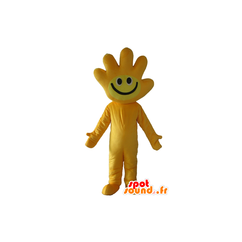 Gele Mascot, met de hand gevormde kop - MASFR24419 - Niet-ingedeelde Mascottes